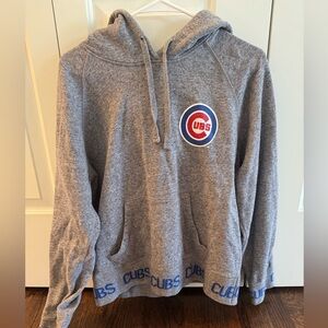 Gray Chicago Cubs Hoodie